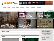 Tablet Screenshot of dakwahyu.com